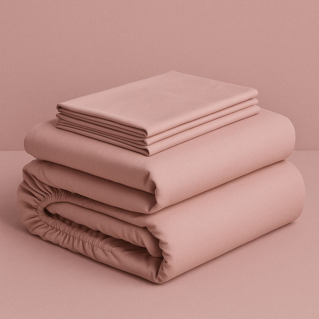 Blush Dusk Complete Sheet Set – Fitted, Flat & Pillowcases