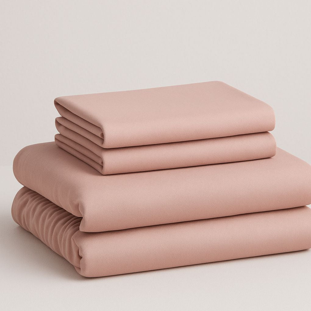 Blush Dusk Complete Sheet Set – Fitted, Flat & Pillowcases