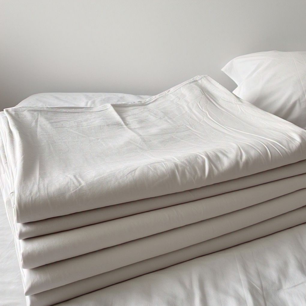 Cloud White Luxe Sheet Set – Pure, Polished & Effortlessly Layered