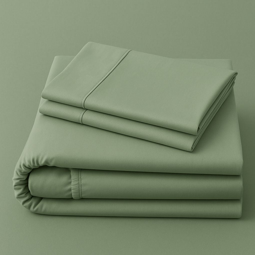 Botanic Sage Complete Sheet Set – Fitted, Flat & Pillowcases