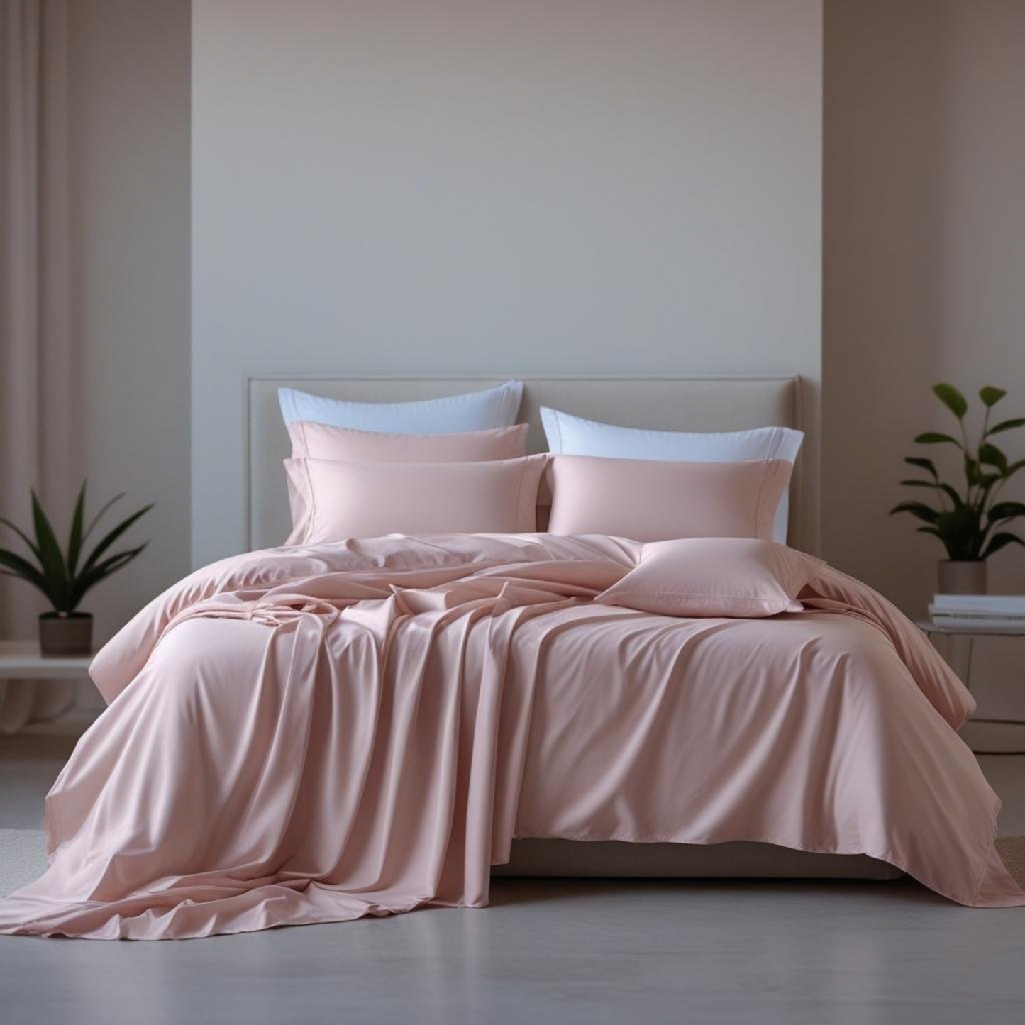 Blush Dusk Complete Sheet Set – Fitted, Flat & Pillowcases