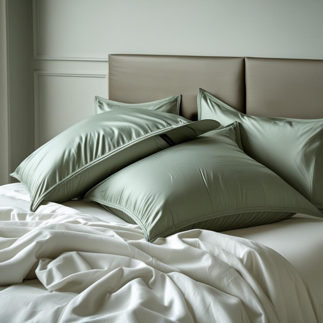 Botanic Sage Organic Cotton Pillow Cover Set – Pair of Pillowcases