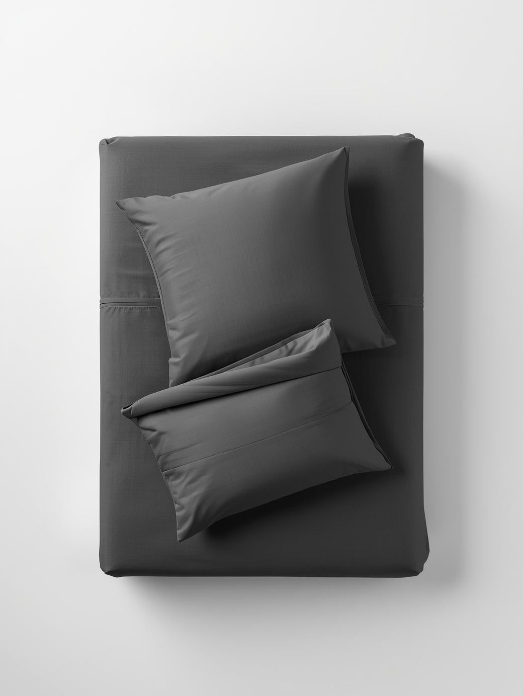 Luxury Organic Cotton Flat Sheet – Urban Charcoal