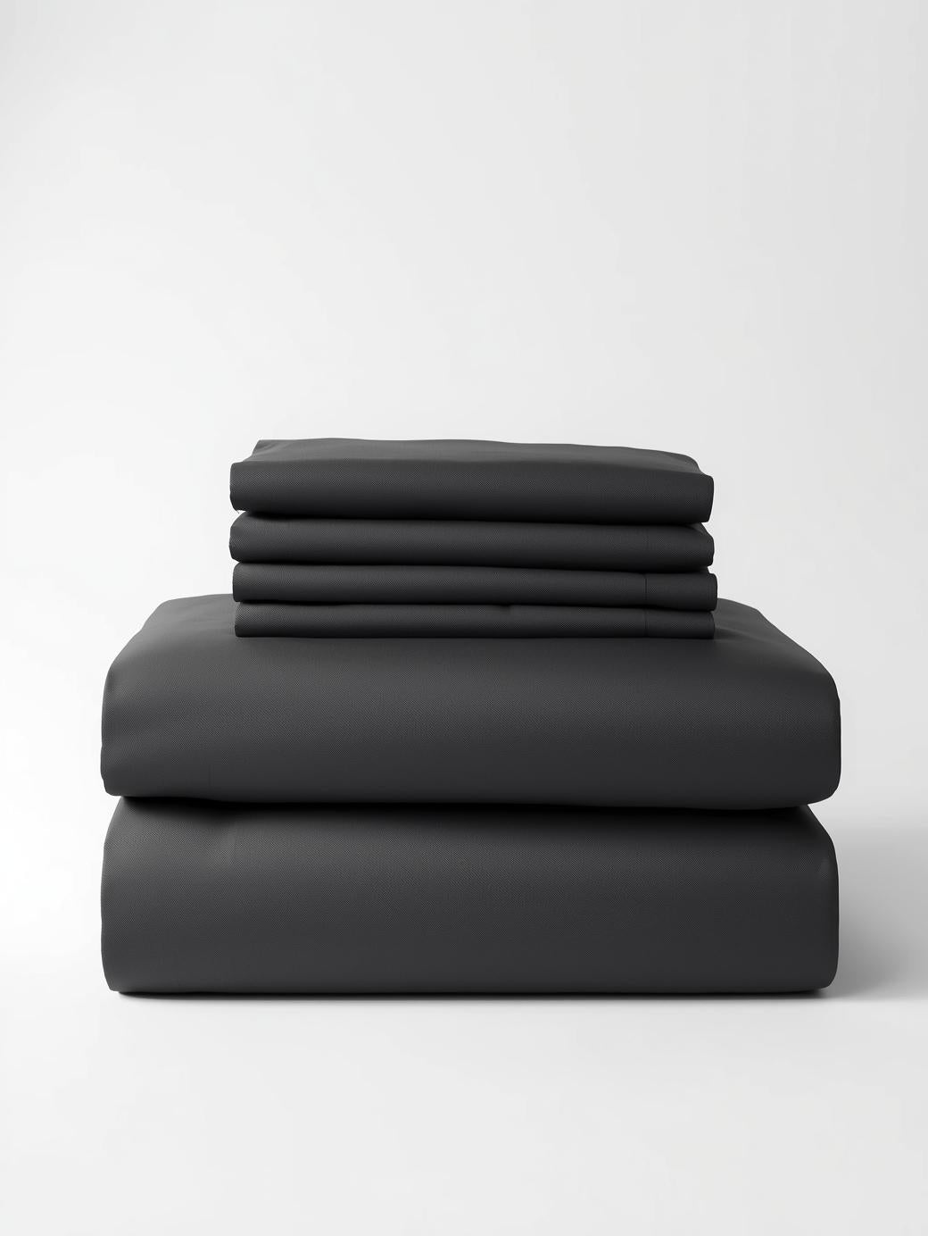 Luxury Organic Cotton Flat Sheet – Urban Charcoal