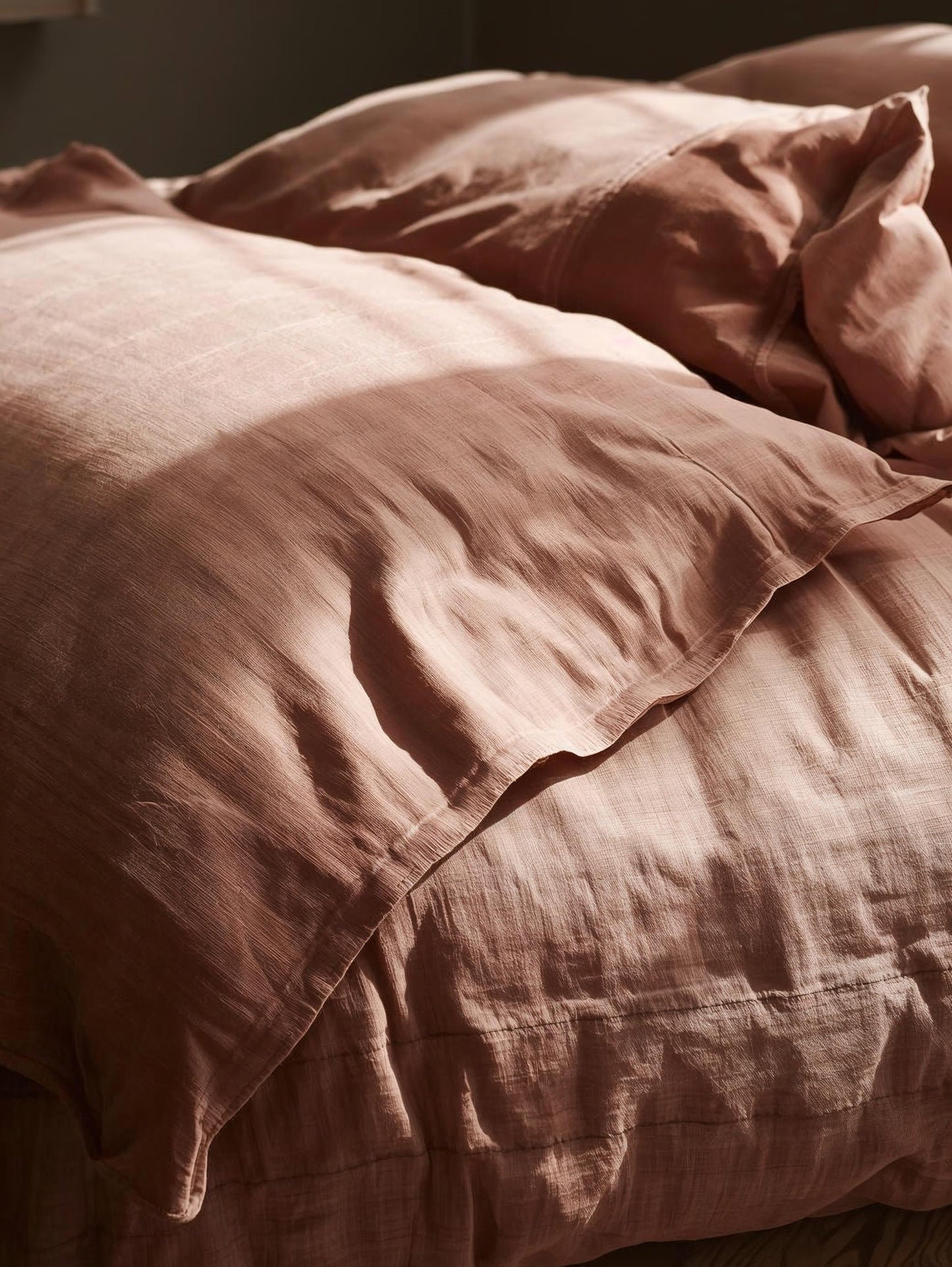 Kottonk Desert Clay 100% Linen Quilt Cover – Premium Bedding for Australian Homes
