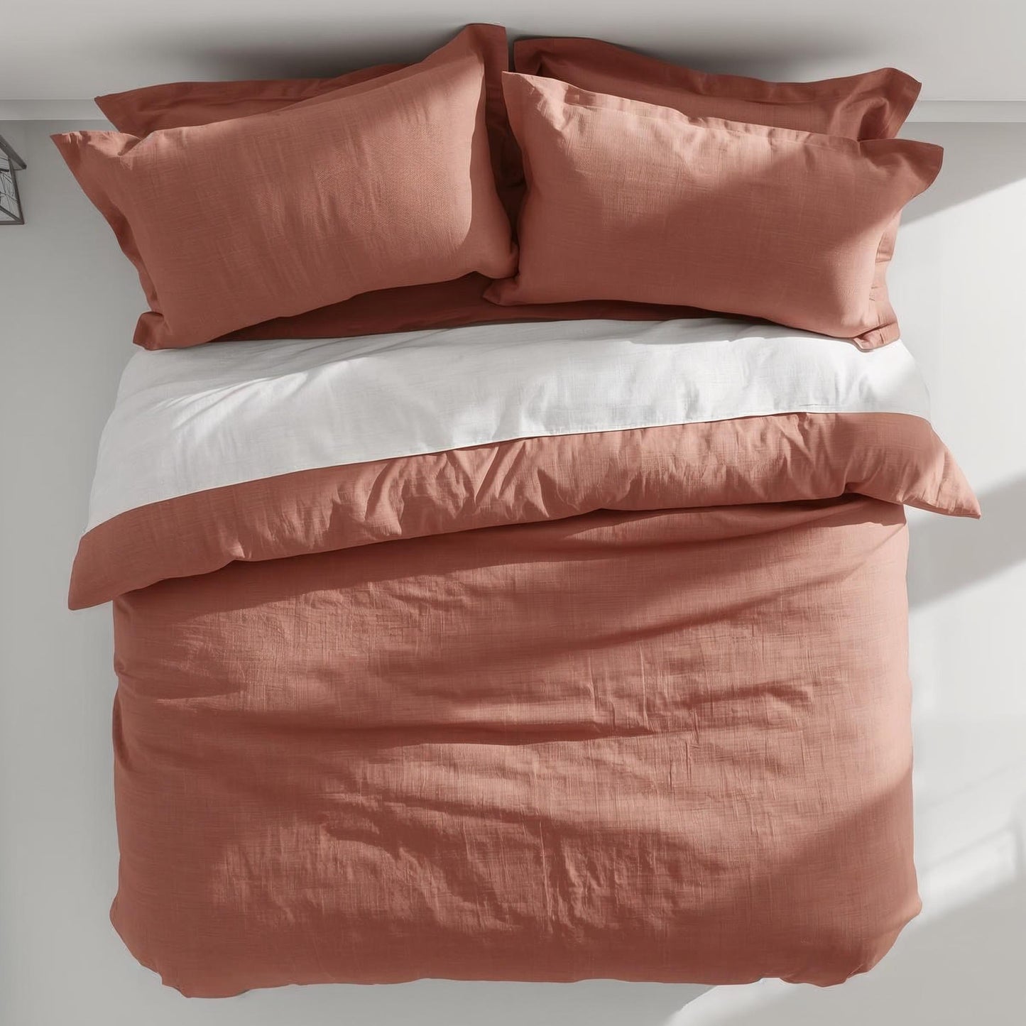 Kottonk Desert Clay 100% Linen Quilt Cover – Premium Bedding for Australian Homes