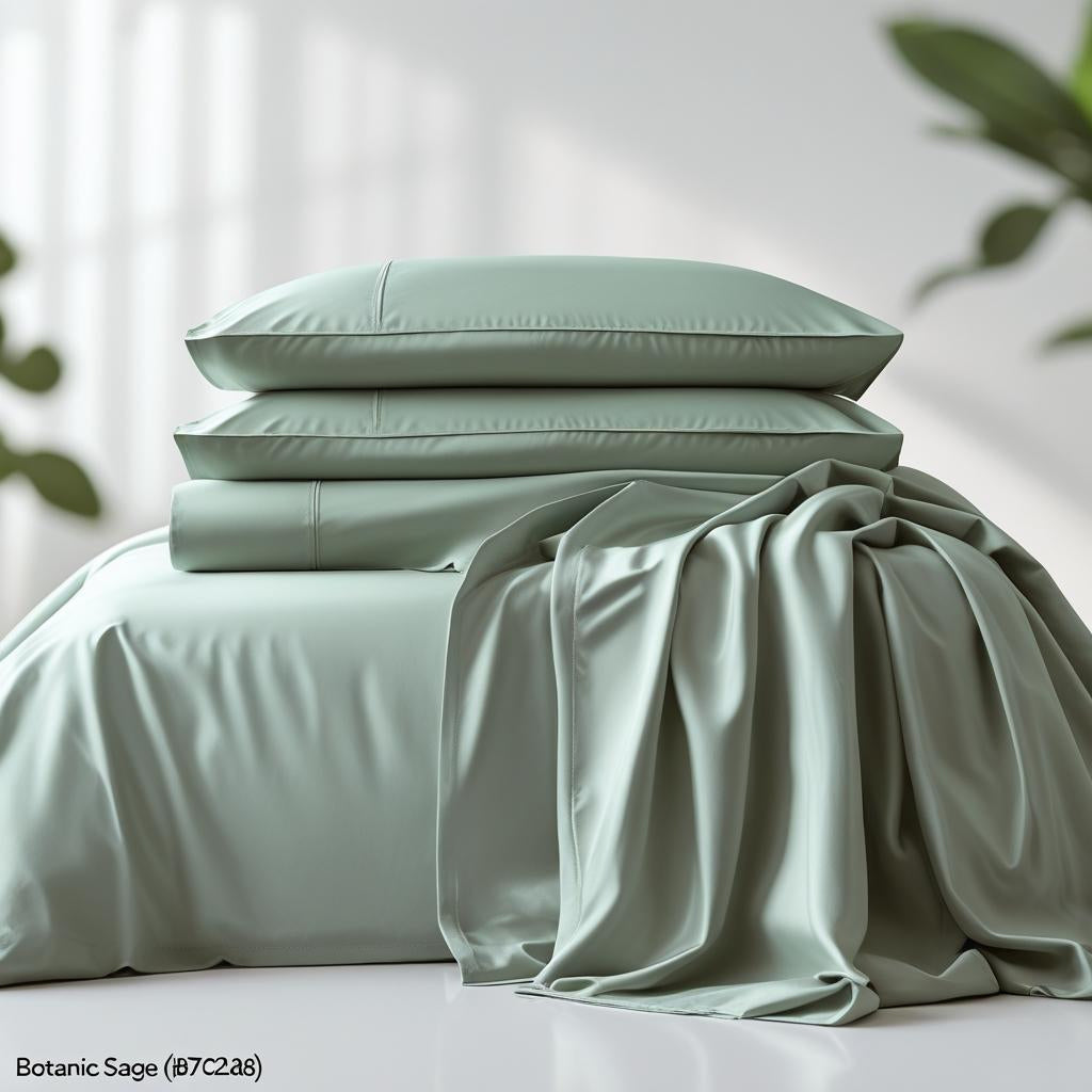 Botanic Sage Complete Sheet Set – Fitted, Flat & Pillowcases