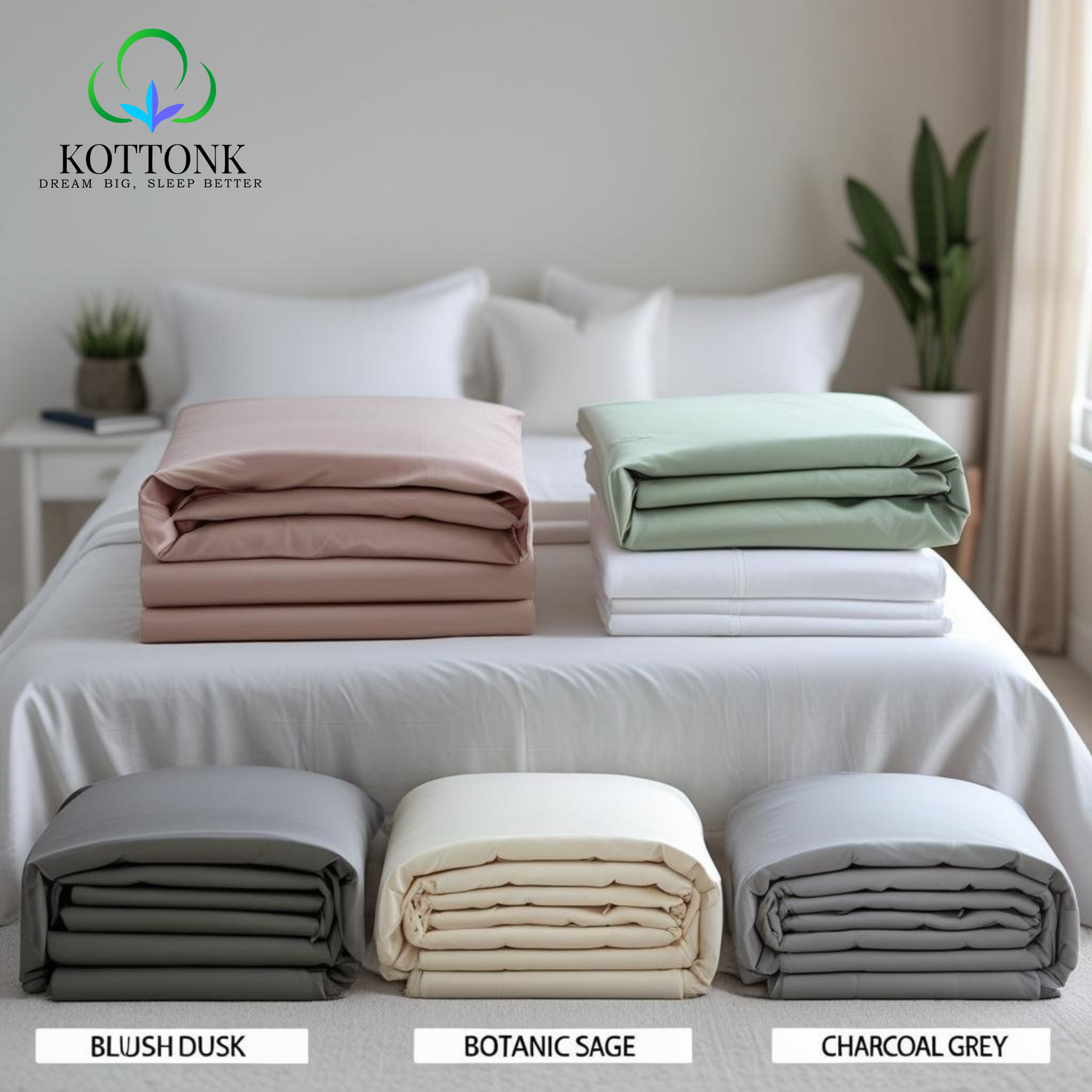 Complete Sheet Sets — Fitted, Flat & Pillowcases