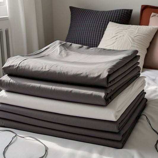 Luxury Organic Cotton Flat Sheet – Urban Charcoal