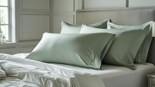 Botanic Sage Organic Cotton Pillow Cover Set – Pair of Pillowcases