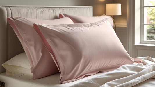 Blush Dusk Organic Cotton Pillow Cover Set – Pair of Pillowcases