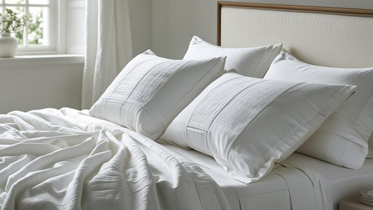 Cloud White Organic Cotton Pillow Cover Set – Pair of Pillowcases